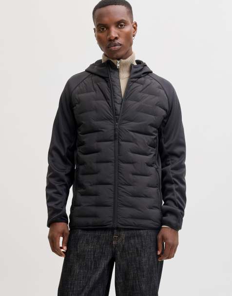 Jack & Jones hybridjakke i sort - view 1