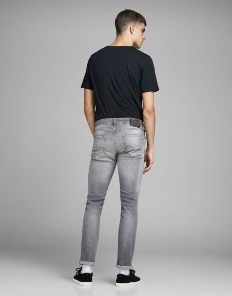 Jack & Jones – Icon – Szare jeansy o obcisłym kroju - view 1