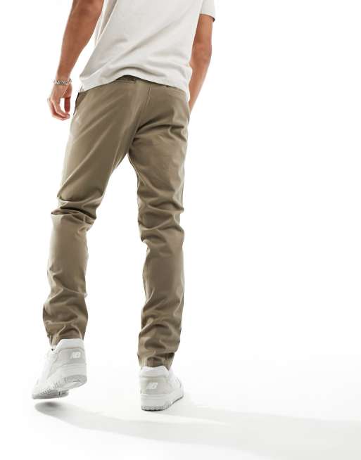 Jack & Jones Intelligence – Beige chinos med smal passform  , 3 av 5