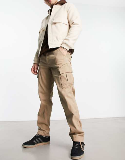 Jack & Jones Intelligence - Benny - Losvallende cargobroek in beige