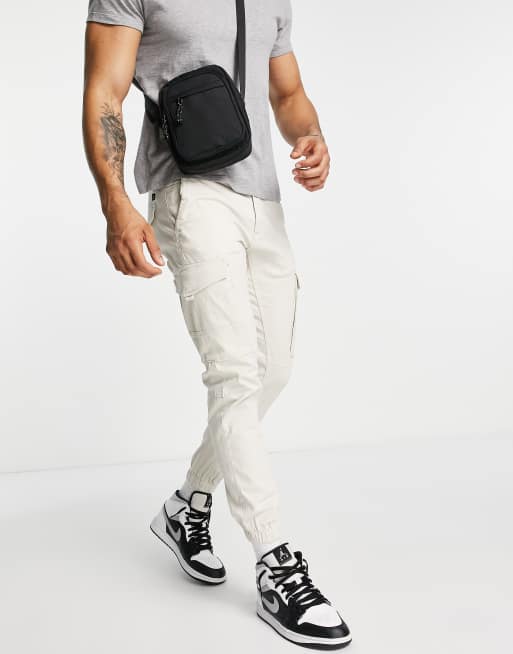Jack & Jones Intelligence – Beżowe bojówki