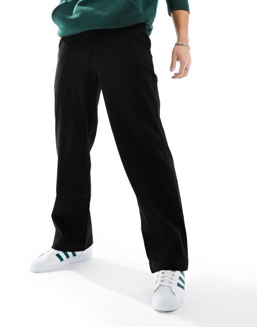 Jack & Jones Intelligence – Bill – Svarta chinos med vida ben, 2 av 5