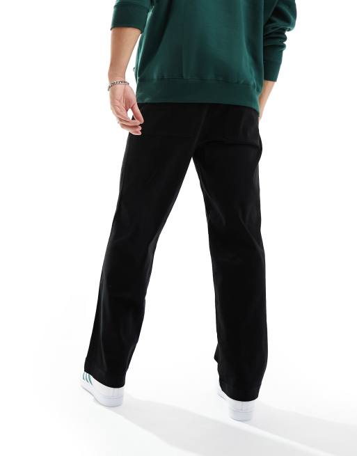 Jack & Jones Intelligence – Bill – Svarta chinos med vida ben, 3 av 5