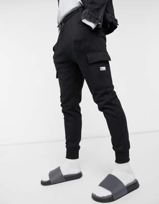 Jack \u0026 Jones Intelligence - Cargo-joggingbroek in zwart | ParfaireShops