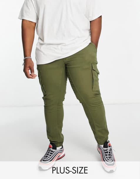 Jack & Jones Intelligence cargo trouser in khaki - view 1