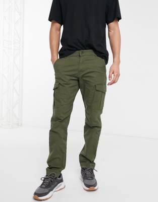 slim olive cargo pants