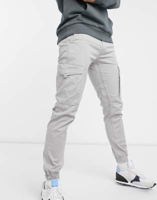 jack & jones intelligence slim fit cargo trousers