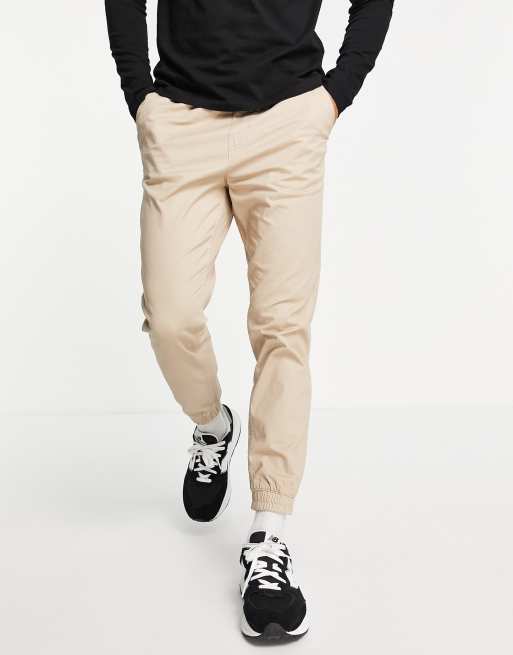 Jack & Jones Intelligence chino jogger in slim fit beige, 4 of 4