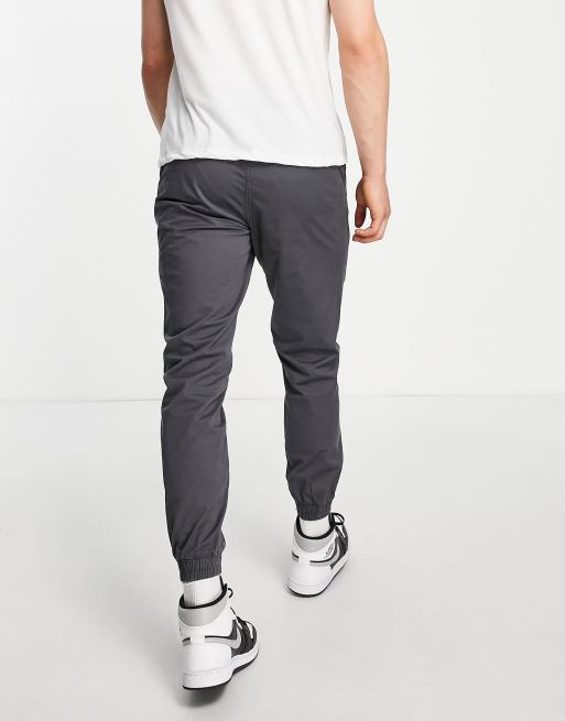 Grey cheap chino joggers