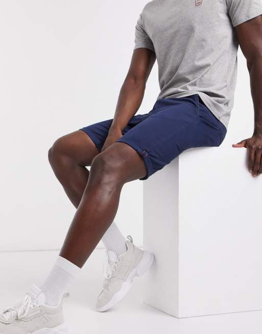 Jack & Jones Intelligence chino short in navy | ASOS