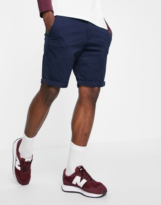 Jack & Jones Intelligence - Chinoshort in marineblauw