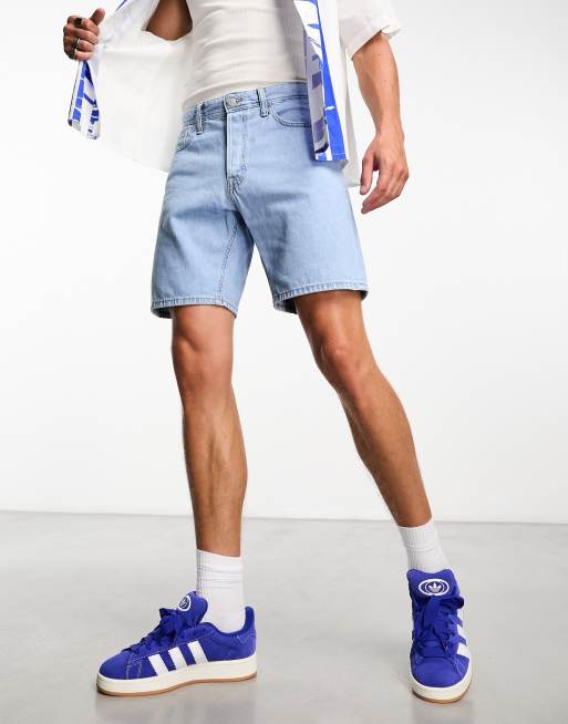 Jack & Jones Intelligence chris loose fit denim short in light