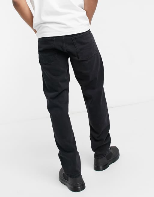 Jack & Jones – Intelligence Chris – Svarta jeans i vintagestil med ledig passform, 2 av 4