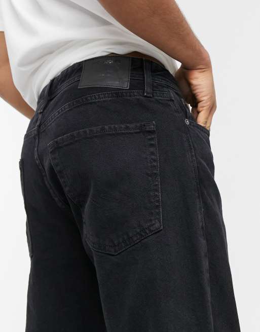 Jack & Jones – Intelligence Chris – Svarta jeans i vintagestil med ledig passform, 3 av 4