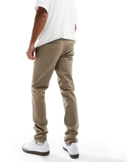 Pantalone Chino Pantaloni Beige Scarpe Blu Jack Jones Intelligence