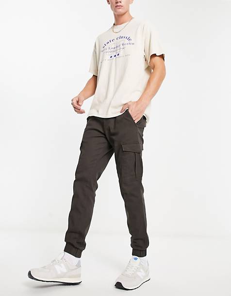 Skinny cargo trousers with laid on pockets in light khaki ASOS Herren Kleidung Hosen & Jeans Lange Hosen Cargohosen 