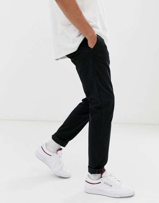 Jack & Jones – Intelligence – Czarne chinosy o dopasowanym kroju, 4 z 4