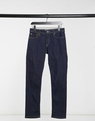 Jack & Jones Intelligence – Glenn – Schmale Jeans in Vintage-Indigo-Blau