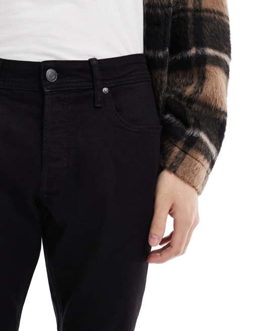 Jack & Jones Intelligence – Glenn – Schmale Karottenjeans in Schwarz, 5 von 5