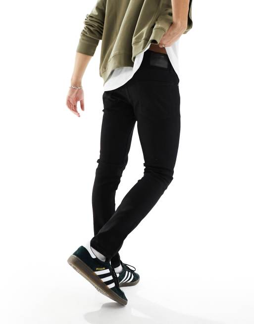 Jack & Jones - Intelligence - GLENN - Slim-fit jeans in zwart, 3 van 5