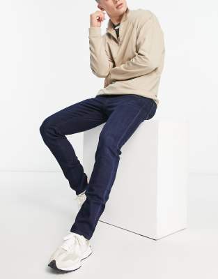 Intelligence Glenn slim fit jeans with dark blue wash