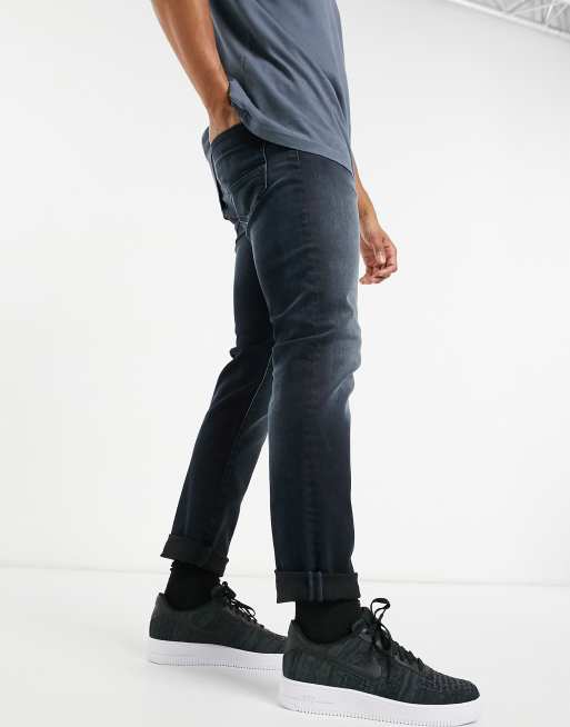 Jack & Jones Intelligence Glenn super stretch slim tapered jean in blue