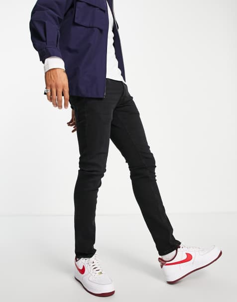 Jack & Jones Intelligence – GLENN – Svarta slim jeans - view 1