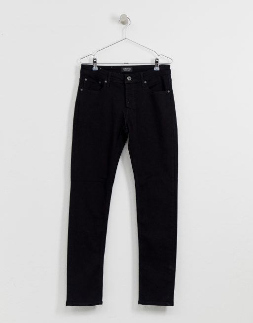 Jack & Jones Intelligence - Glenn - Tapered Slim Fit-jeans i sort, 3 af 4