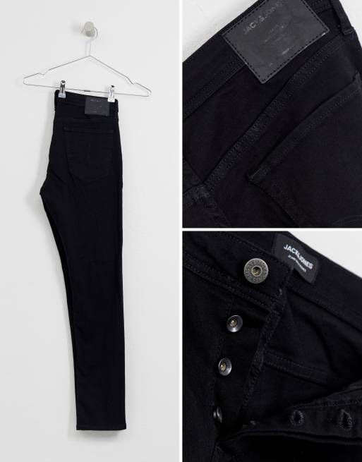 Jack & Jones Intelligence - Glenn - Tapered Slim Fit-jeans i sort, 4 af 4