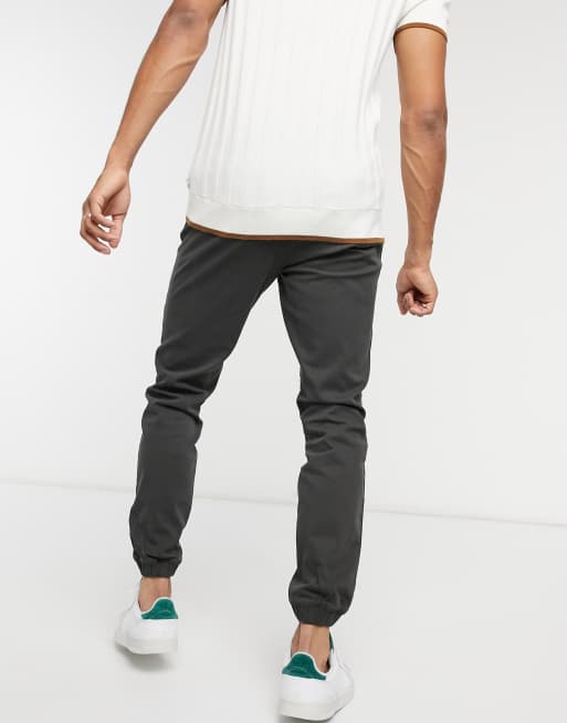 Jack & Jones Intelligence – Grå byxor med muddar, 2 av 4