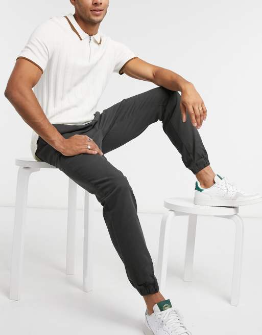 Jack & Jones Intelligence – Graue Hose mit Bündchen, 4 von 4