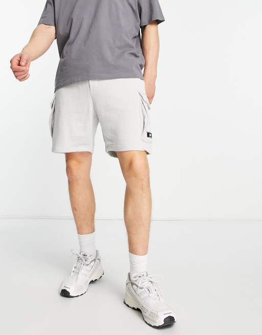 Jack & Jones - Intelligence - Jersey cargoshort in donkergrijs, 3 van 4