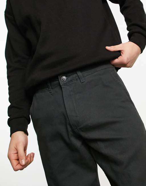 Jack & Jones Intelligence – Kane – Czarne chinosy o luźnym kroju, 3 z 4