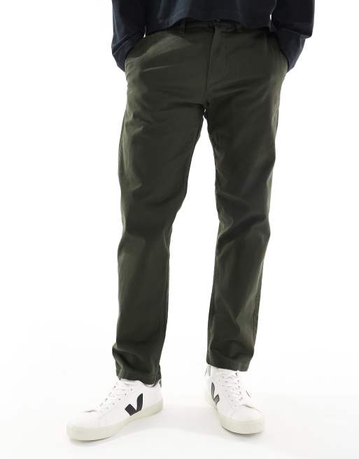 Jack & Jones Intelligence – Kane – Kakigröna chinos med ledig passform, 2 av 5