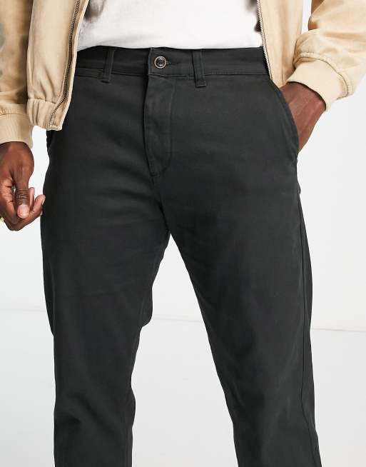 Loose Fit Jack And Jones Black Chinos Jack Jones Intelligence Kane