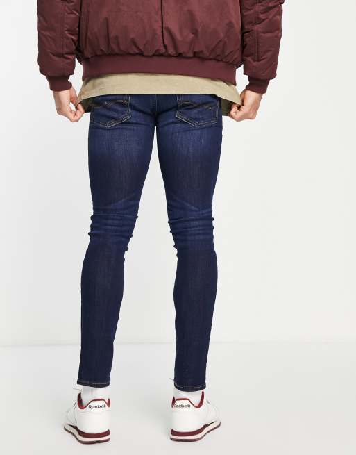 Jack & Jones Intelligence - Liam - Jeans skinny lavaggio blu medio, 2 di 4