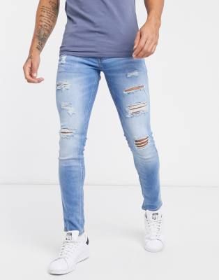 jack and jones damage jeans