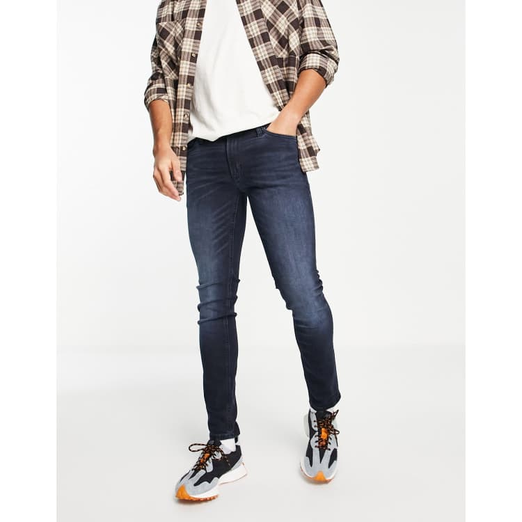 Jack and jones hot sale black skinny jeans