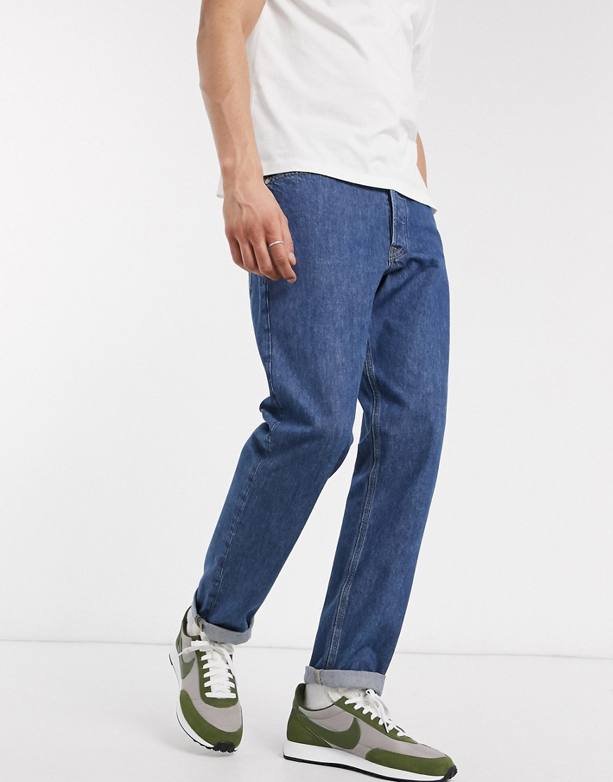 Jack & Jones Intelligence - Losvallende jeans in middenblauw