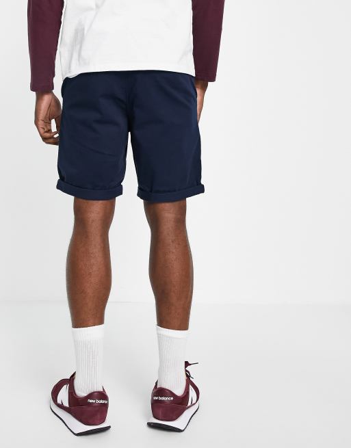 Jack & Jones - Intelligence - Marineblå chinoshorts, 4 af 4