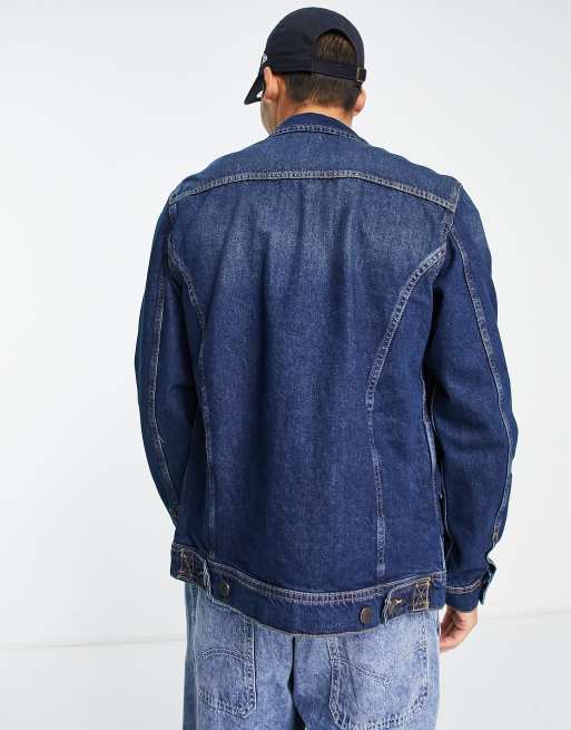 Jack & Jones Intelligence – Mellanblå jeansjacka, 3 av 4
