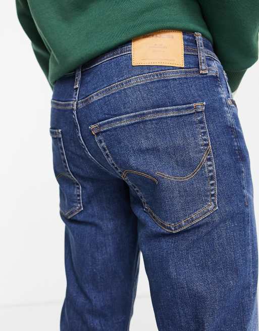 Jack & Jones Intelligence – Mike – Mellanblå jeans med avslappnad passform, 3 av 4