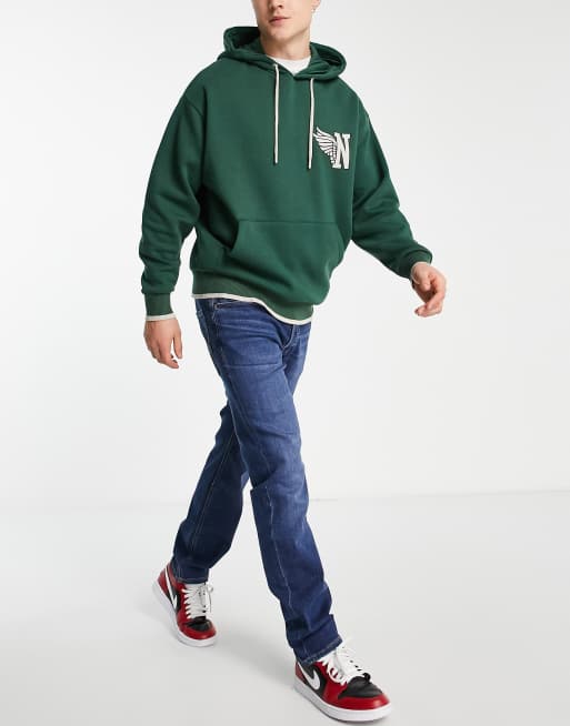 Jack & Jones Intelligence - Mike - Ruimvallende jeans met medium wassing, 4 van 4