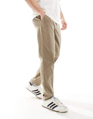 Jack & Jones Intelligence – Ollie – Beige chinos i regular fit - view 1