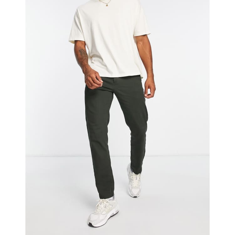 Jack & Jones Intelligence ollie regular fit chino in khaki