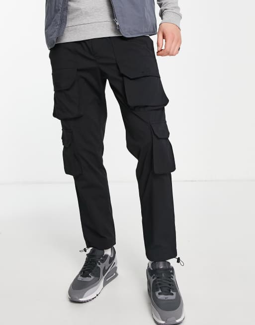 Jack Jones Intelligence Pantalon cargo large technique Noir