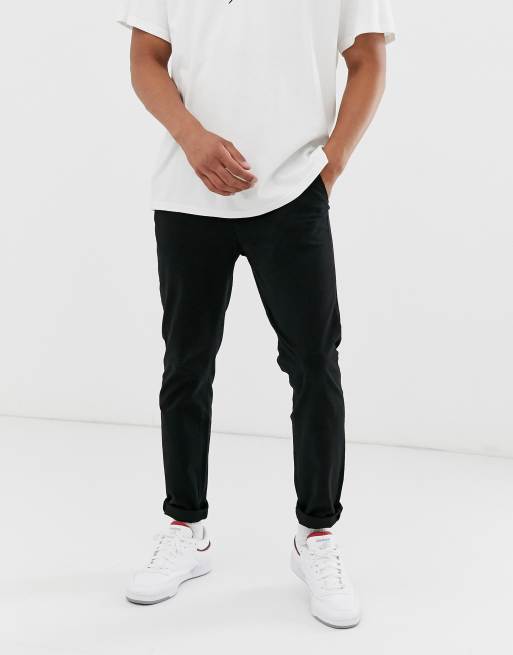 viool Afstoten spoor Jack & Jones Intelligence - Pantalon chino slim - Noir | ASOS