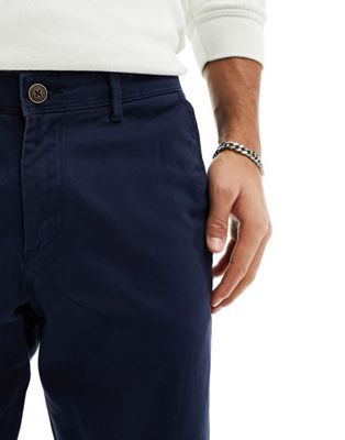 Pantalons chino Jack & Jones Intelligence - Pantalon slim chino - Bleu marine