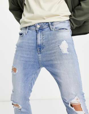 ripped carrot jeans