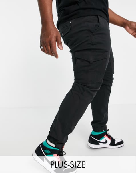 Jack & Jones Intelligence Plus - Cargobroek in zwart - view 1